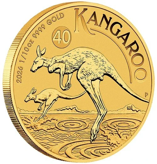 1/10 Unze Gold Australian Kangaroo 2026 - Image 3