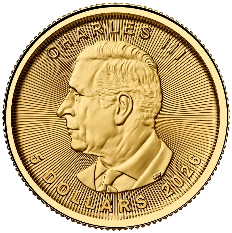 1/10 Unze Gold Maple Leaf 2026 - Image 2