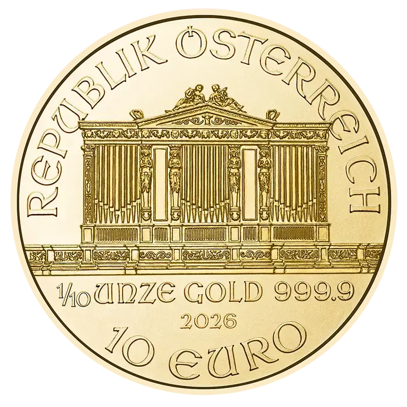 1/10 Unze Gold Wiener Philharmoniker 2026 - Image 2