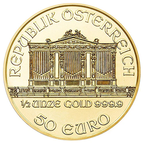 1/2 Unze Gold Wiener Philharmoniker diverse Jahrgänge - Image 2