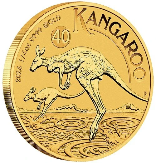 1/4 Unze Gold Australian Kangaroo 2026 - Image 3