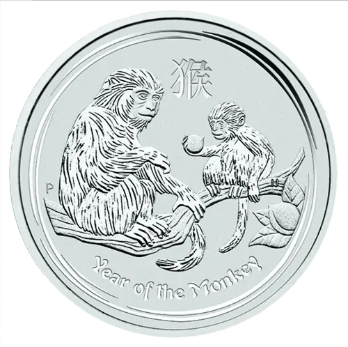 1 Kilo Silber Lunar II Affe 2016 differenzbesteuert