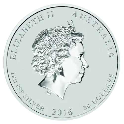 1 Kilo Silber Lunar II Affe 2016 differenzbesteuert - Image 2