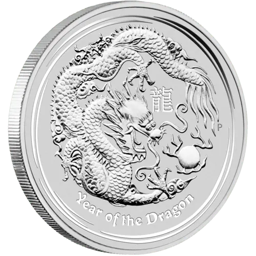 1 Kilo Silber Lunar II Drache 2012 differenzbesteuert - Image 2