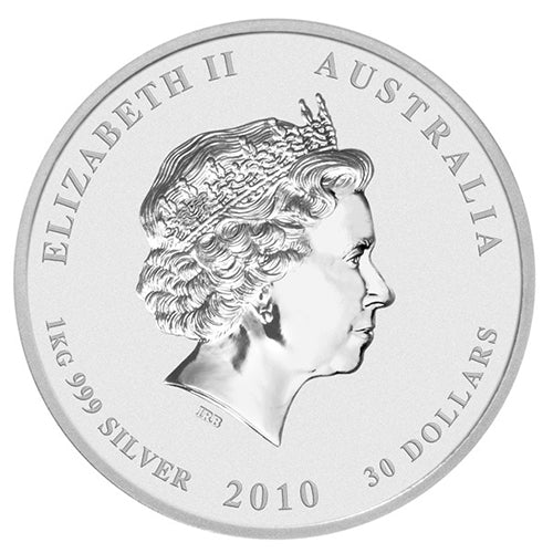 1 Kilo Silber Lunar II Tiger 2010 differenzbesteuert - Image 2