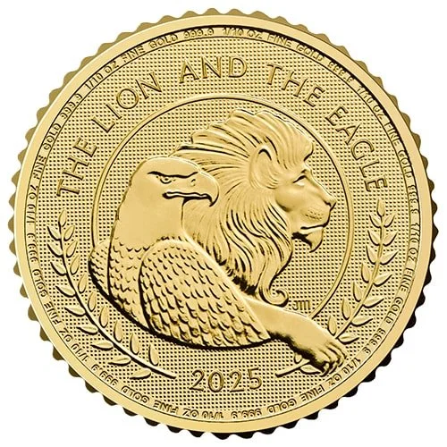 1/10 Unze Gold British Lion and American Eagle 2025