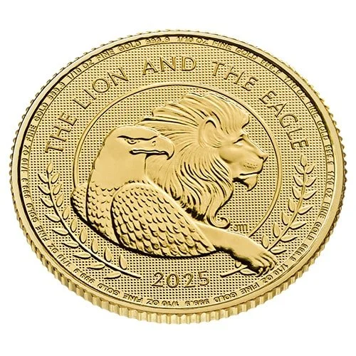 1/10 Unze Gold British Lion and American Eagle 2025 - Image 2