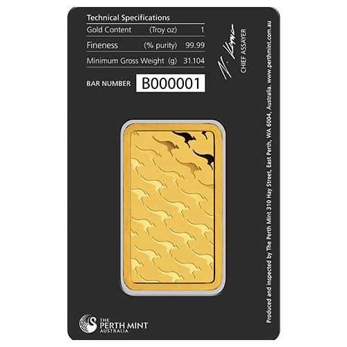 1 Unze Gold Prägebarren Perth Mint - Image 2