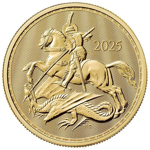1 Unze Gold St. George und der Drache 2025
