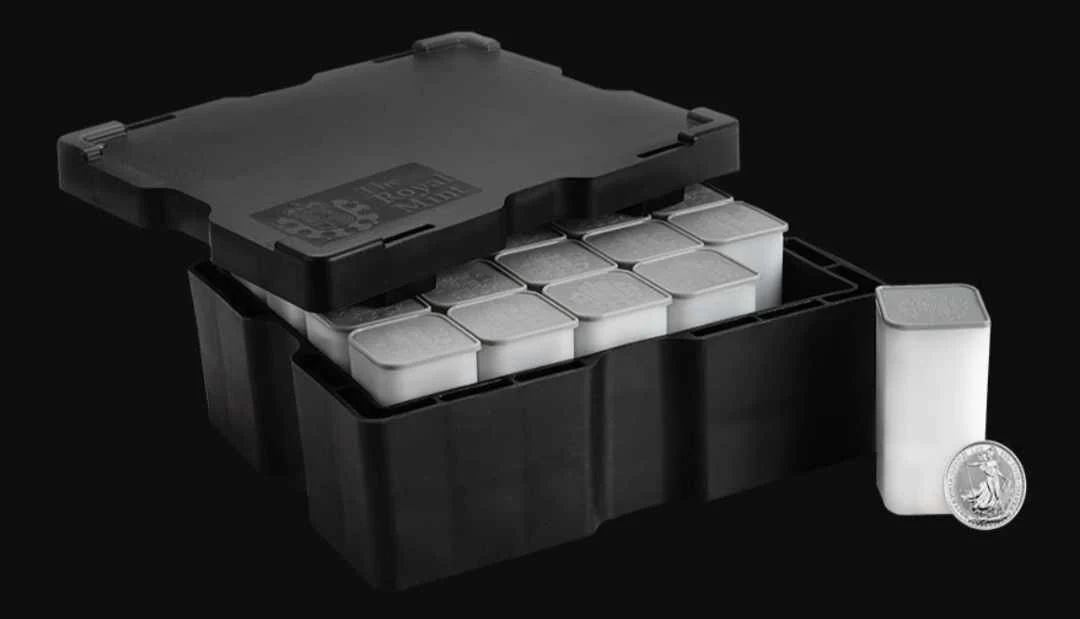 500 Unzen Silber Britannia 2025 - Masterbox mit 500 Stück