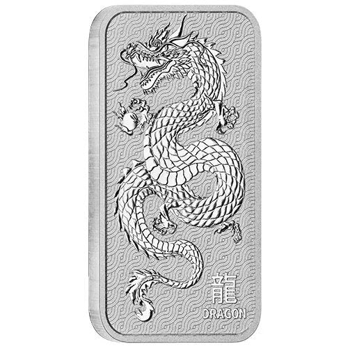 1 Unze Silberbarren Perth Mint Lunar Dragon - Image 2