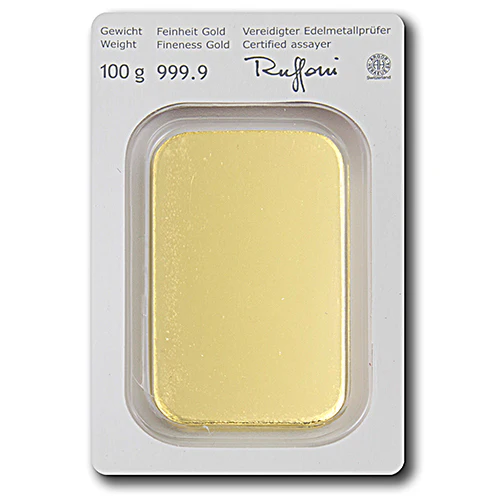 100g Gold Prägebarren Münze Österreich - Image 2