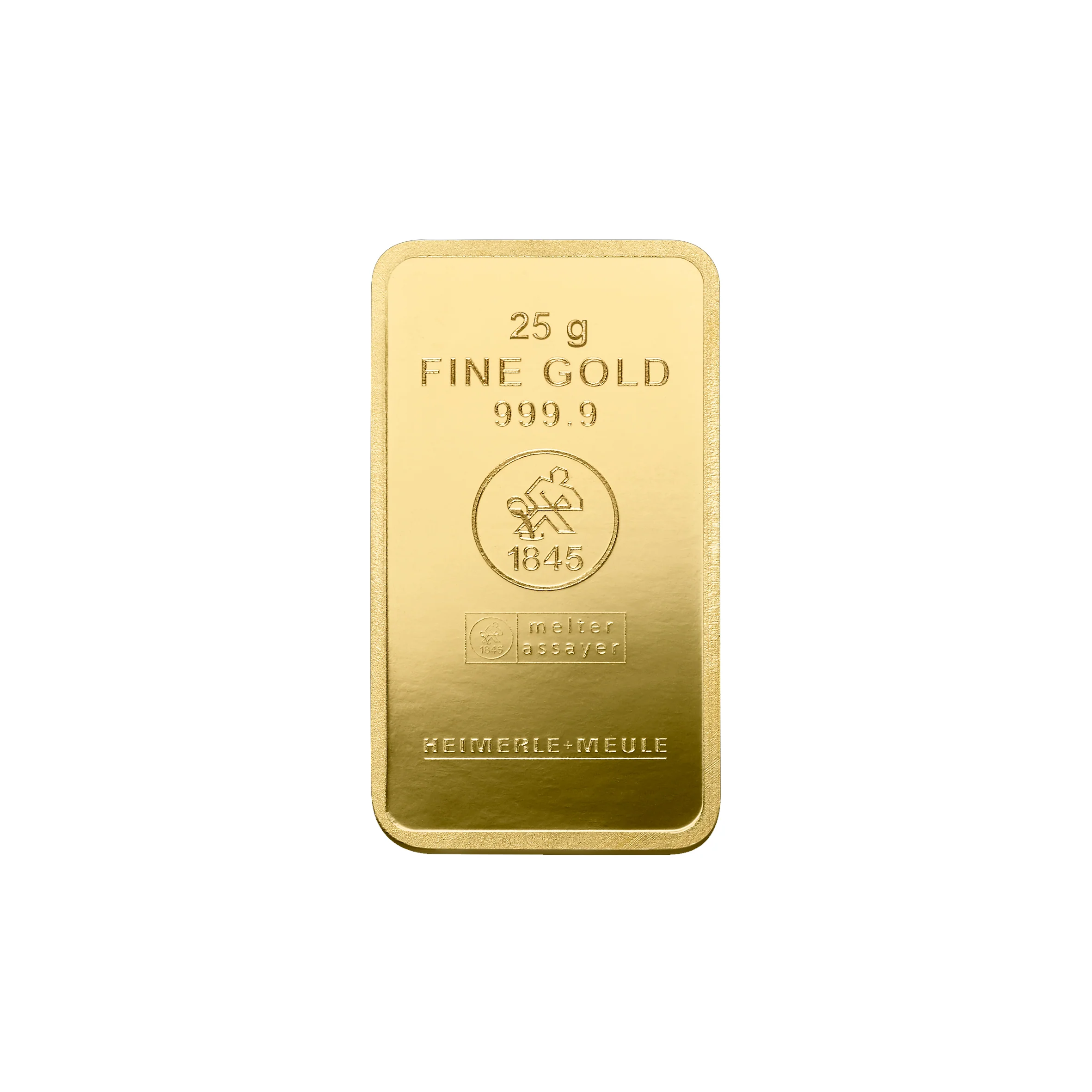 25g Gold Prägebarren Heimerle+Meule - Image 2