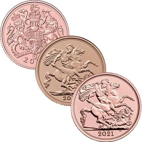 7,32g Gold Full Sovereign diverse Jahrgänge