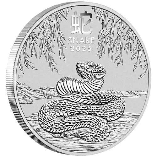 5 Unzen Silber Lunar III Schlange 2025 - Image 3