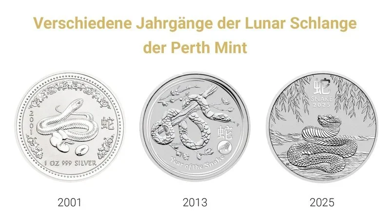 5 Unzen Silber Lunar III Schlange 2025 - Image 4