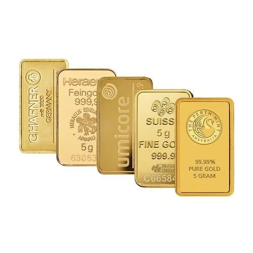 5g Goldbarren diverse Hersteller