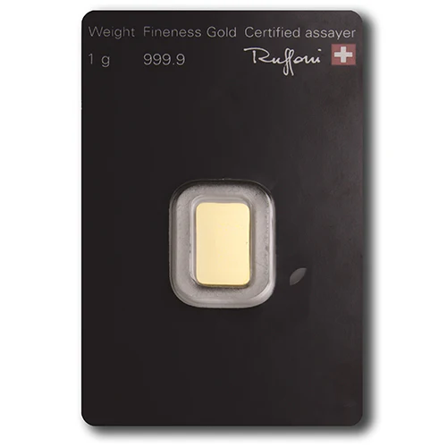 1g Gold Prägebarren Argor Heraeus - Image 2