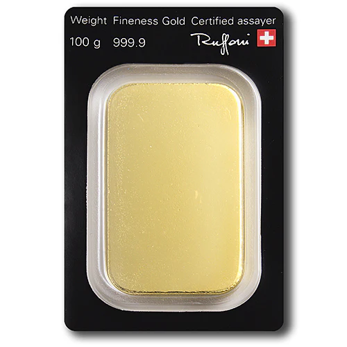 100g Gold Prägebarren Argor Heraeus - Image 2