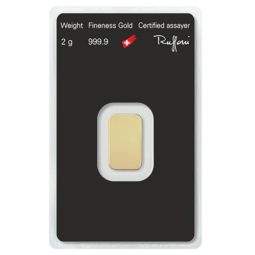 2g Gold Prägebarren Argor Heraeus - Image 2