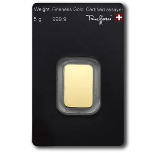 5g Gold Prägebarren Argor Heraeus - Image 2