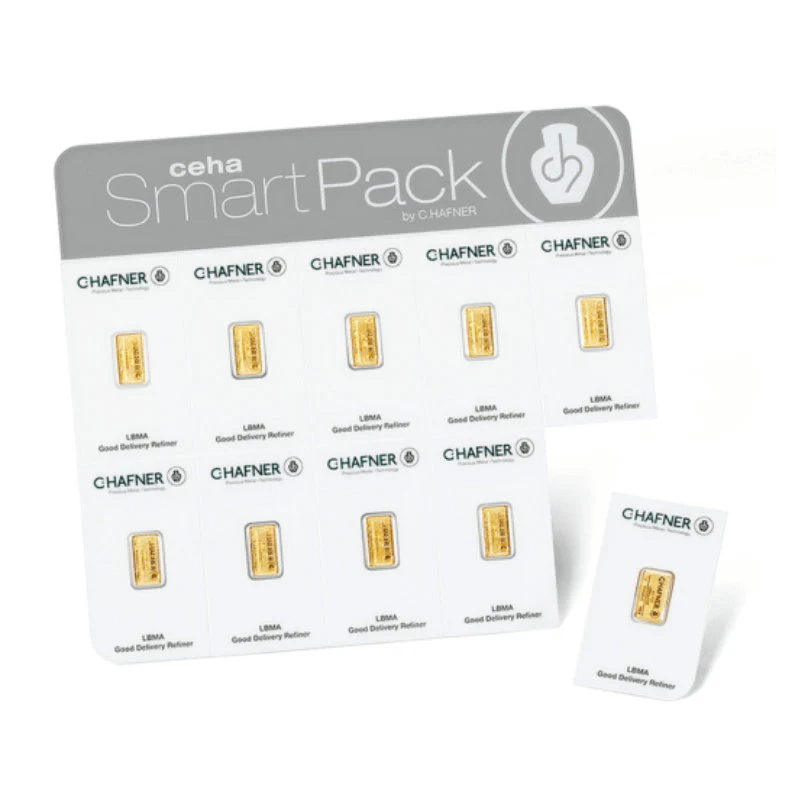 10x1g Gold Smartpack C. Hafner