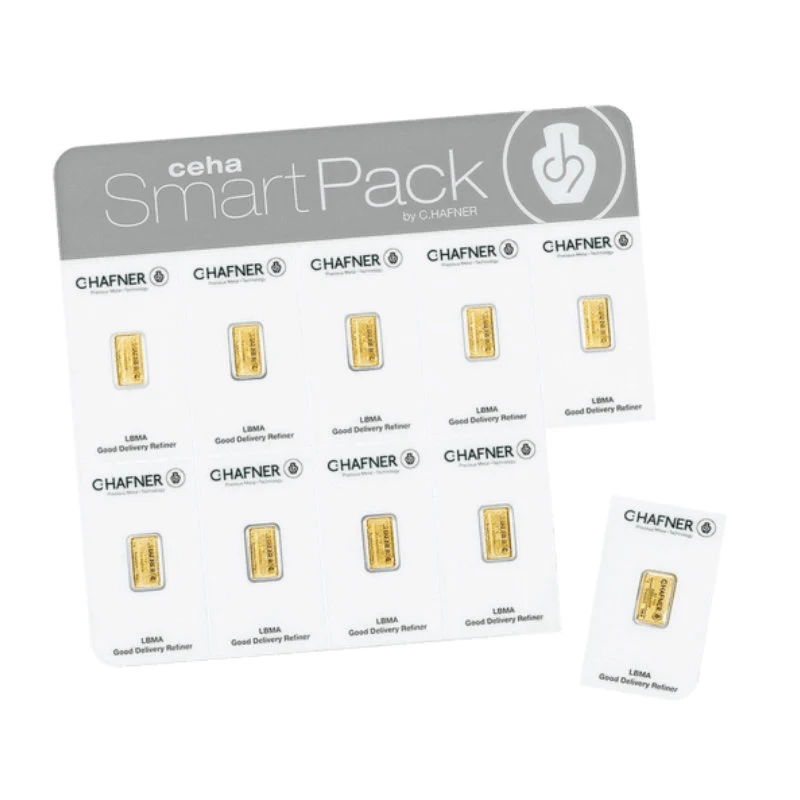 10x2g Gold Smartback C. Hafner