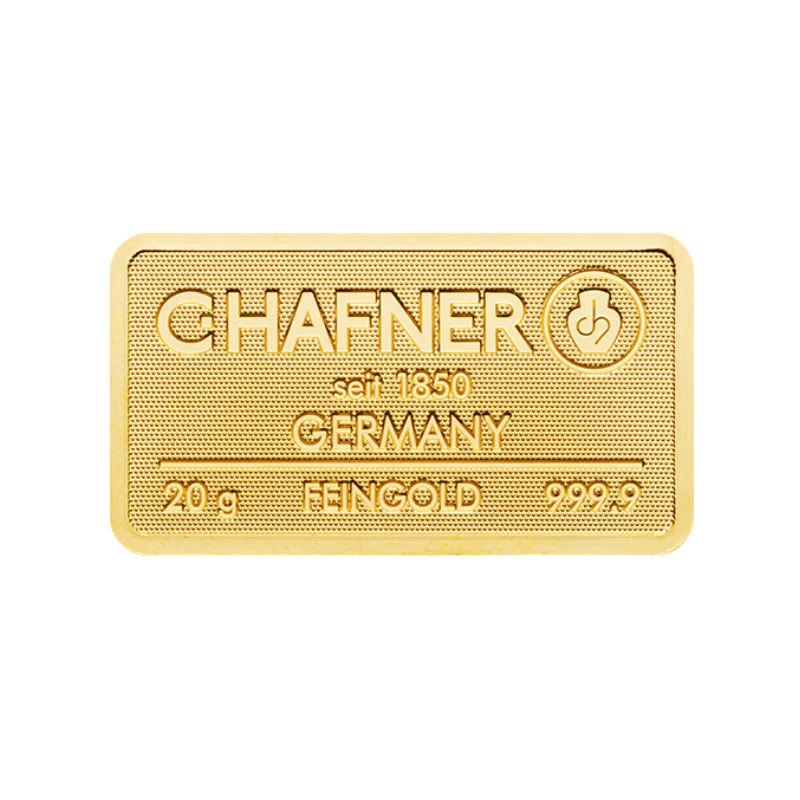 20g Gold Prägebarren C. Hafner - Image 3
