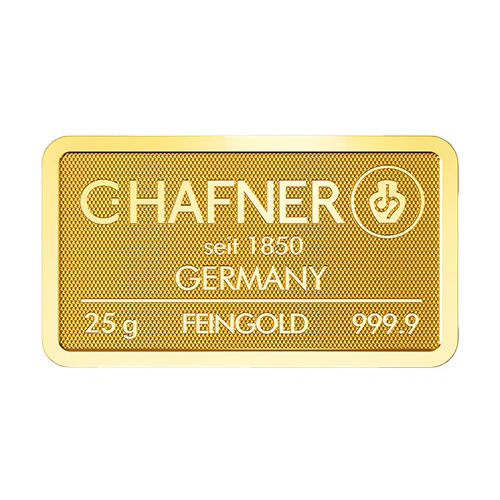 25g Gold Prägebarren C. Hafner - Image 3