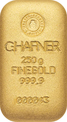 250g Gold Gussbarren C. Hafner - Image 3