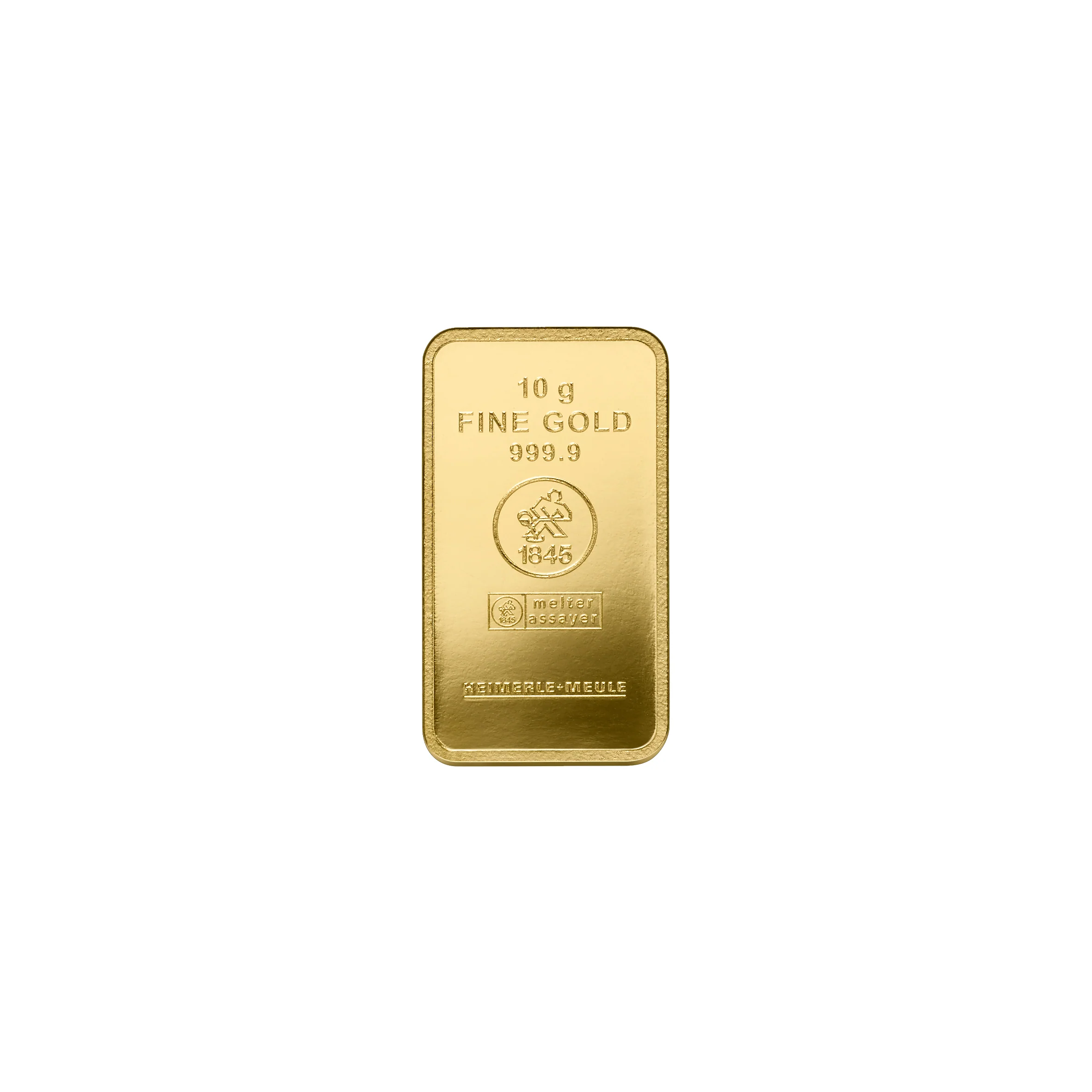 10g Gold Prägebarren Heimerle+Meule - Image 3