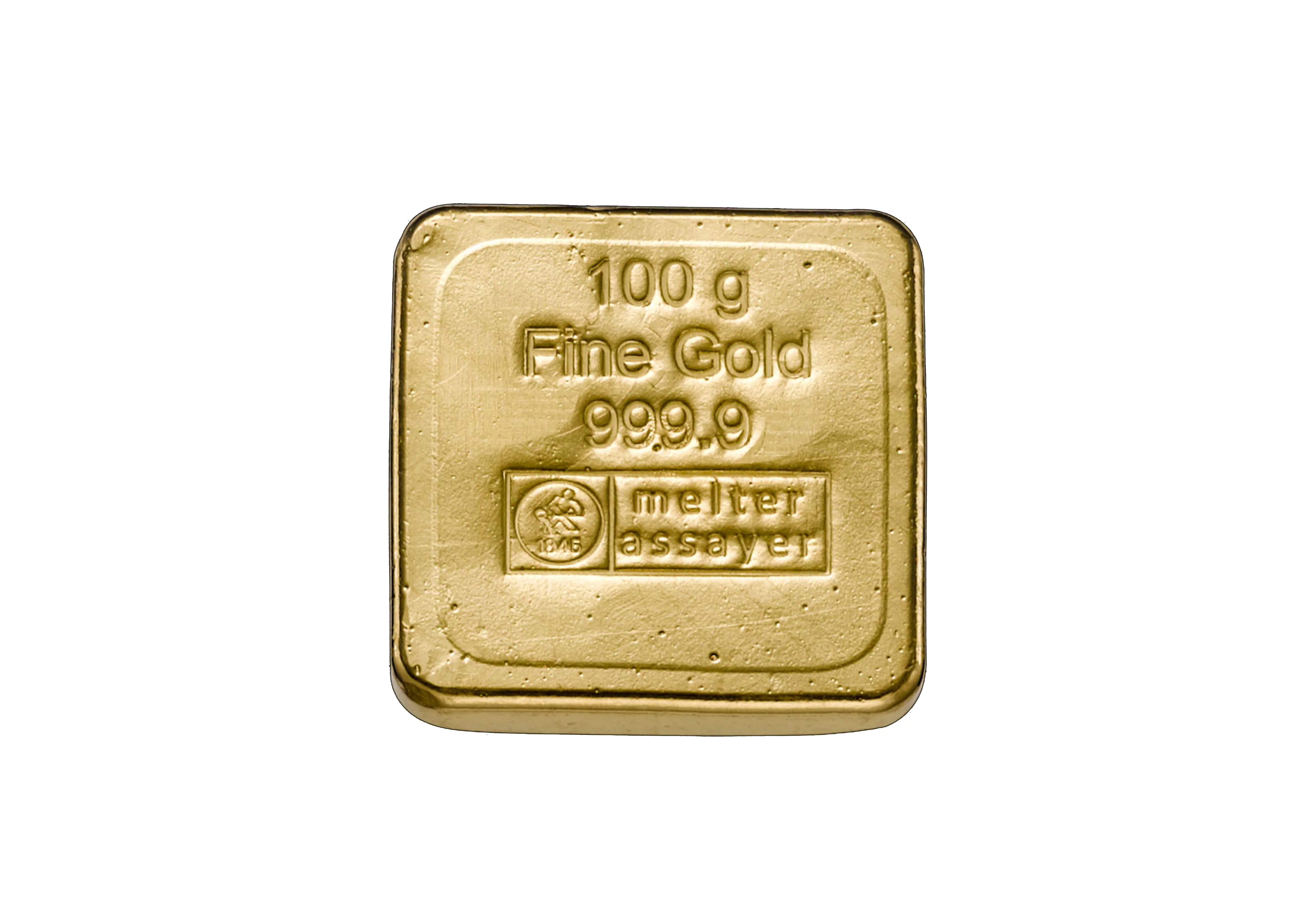 100g Gold Gussbarren Heimerle+Meule - Image 2