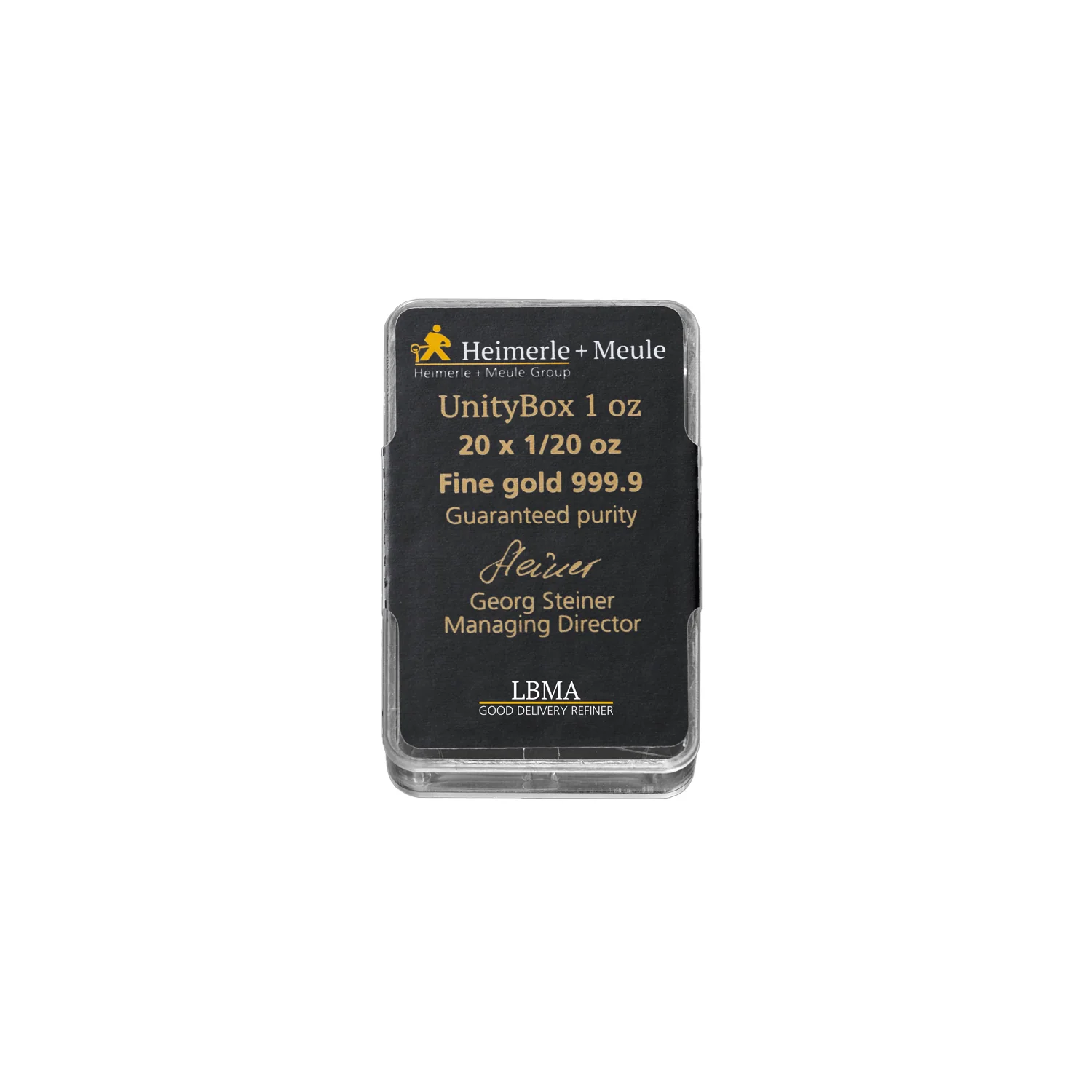 20x1/20 Unze Gold UnityBox Heimerle+Meule - Image 2