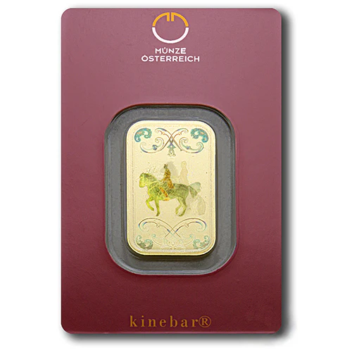10g Gold Kinebarren Münze Österreich
