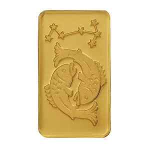 Goldbarren - Sternzeichen "Fisch"