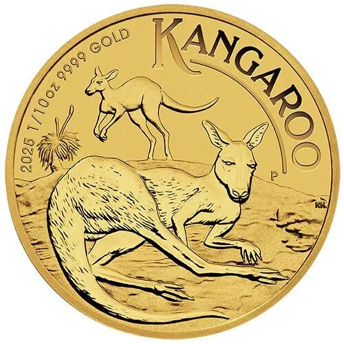 1/10 Unze Gold Australian Kangaroo 2025