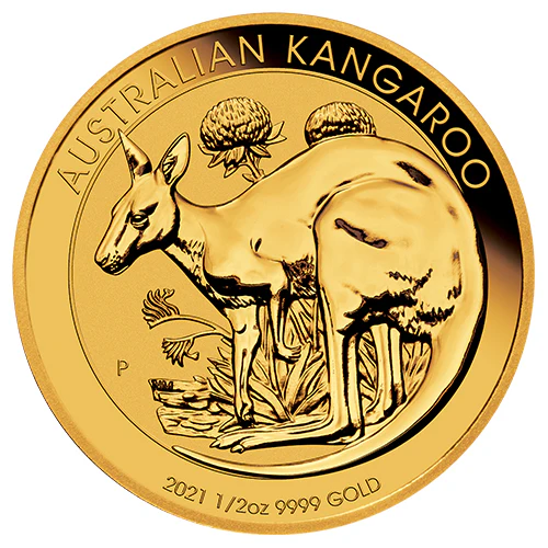 1/2 Unze Gold Australian Kangaroo diverse Jahrgänge