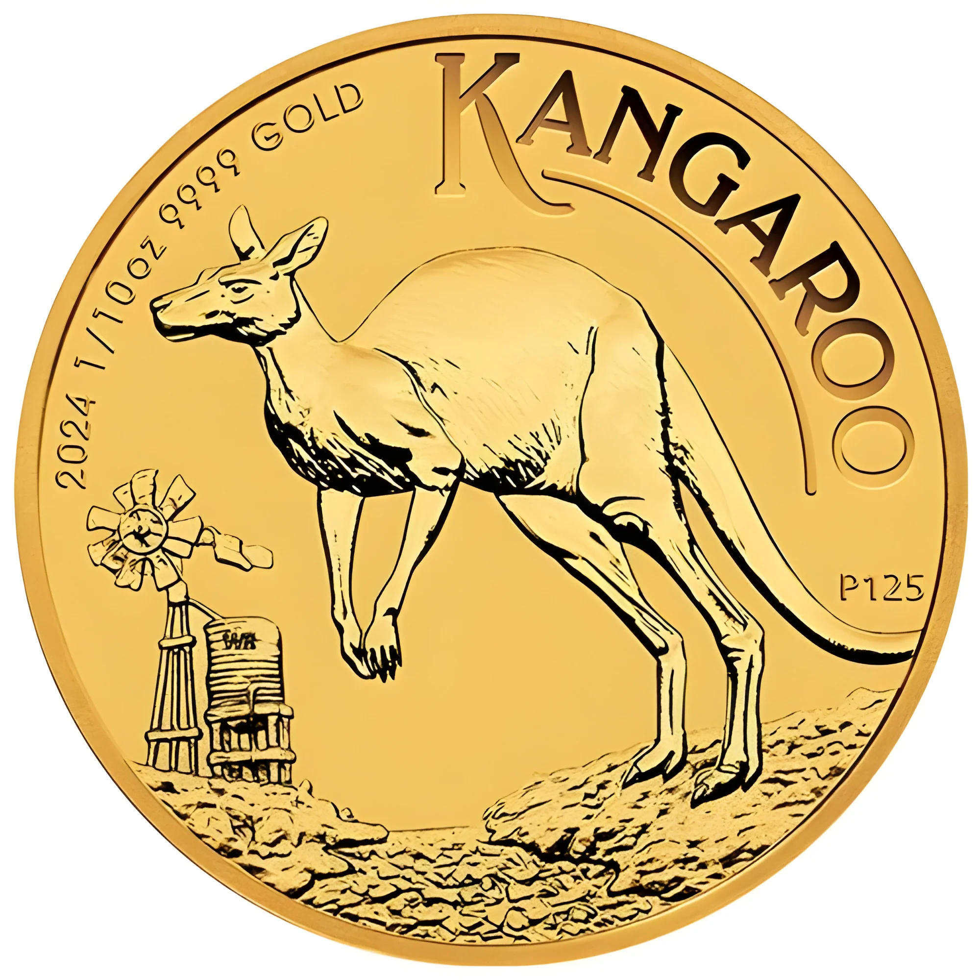 1/10 Unze Gold Australian Kangaroo 2024