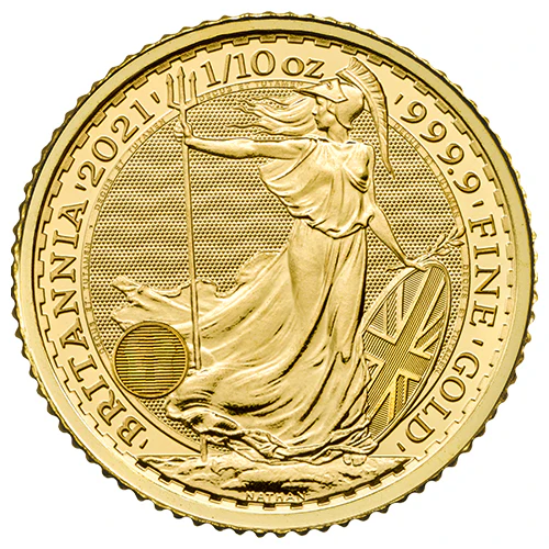 1/10 Unze Gold Britannia diverse Jahrgänge
