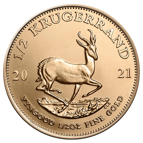 1/2 Unze Gold Krügerrand diverse Jahrgänge