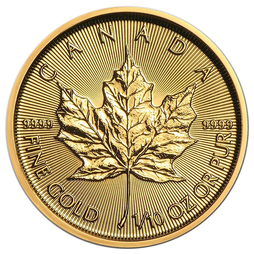 1/10 Unze Gold Maple Leaf diverse Jahrgänge