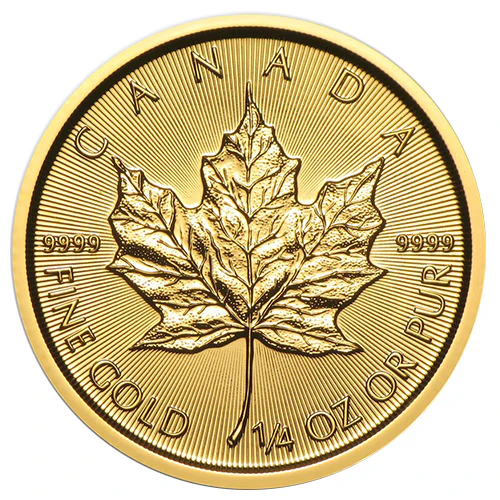 1/4 Unze Gold Maple Leaf diverse Jahrgänge