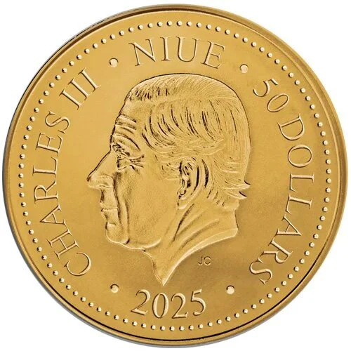 1/4 Unze Gold Niue Phoenix 2025 - Image 2