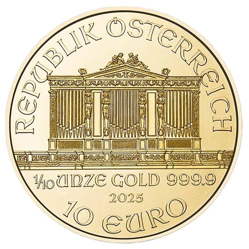 1/10 Unze Gold Wiener Philharmoniker 2025 - Image 2