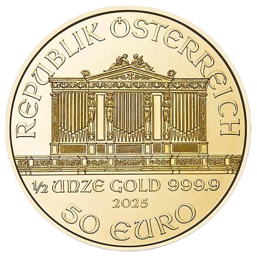 1/2 Unze Gold Wiener Philharmoniker 2025 - Image 2