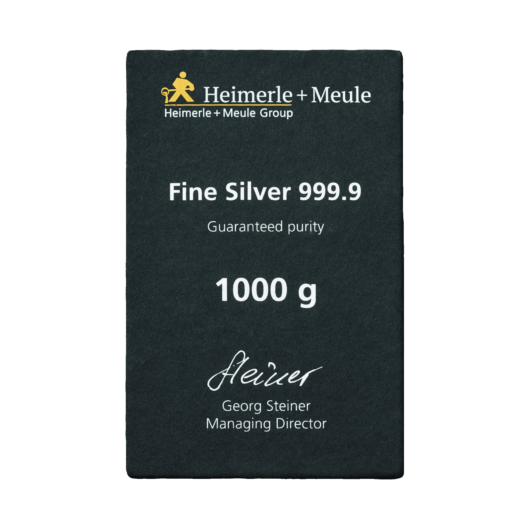 1 Kilo Silber Gussbarren Heimerle+Meule - Image 2
