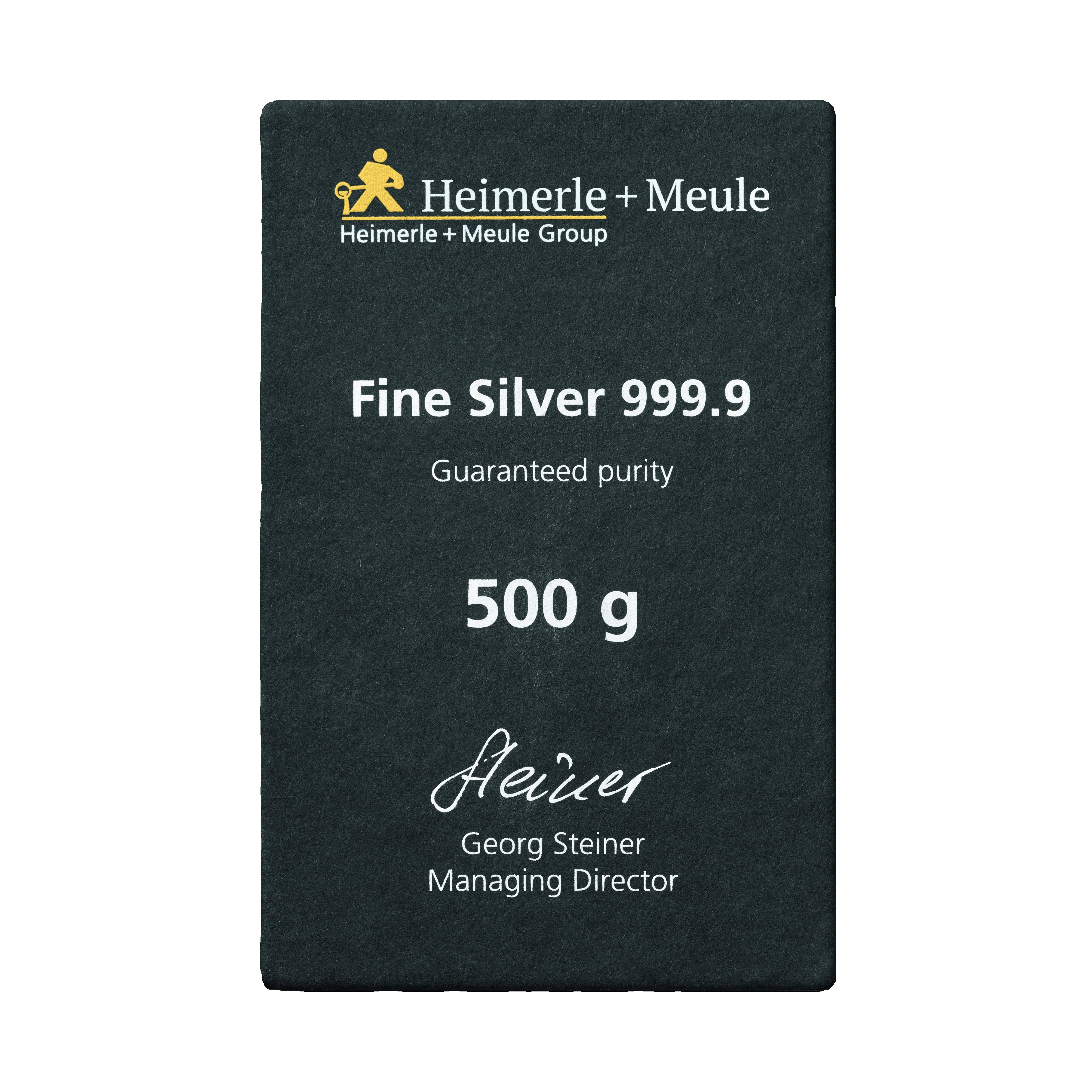 500g Silber Gussbarren Heimerle+Meule - Image 2