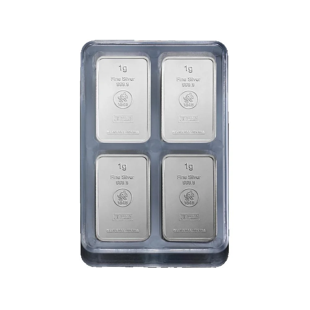 100x1g Silber UnityBox Heimerle+Meule