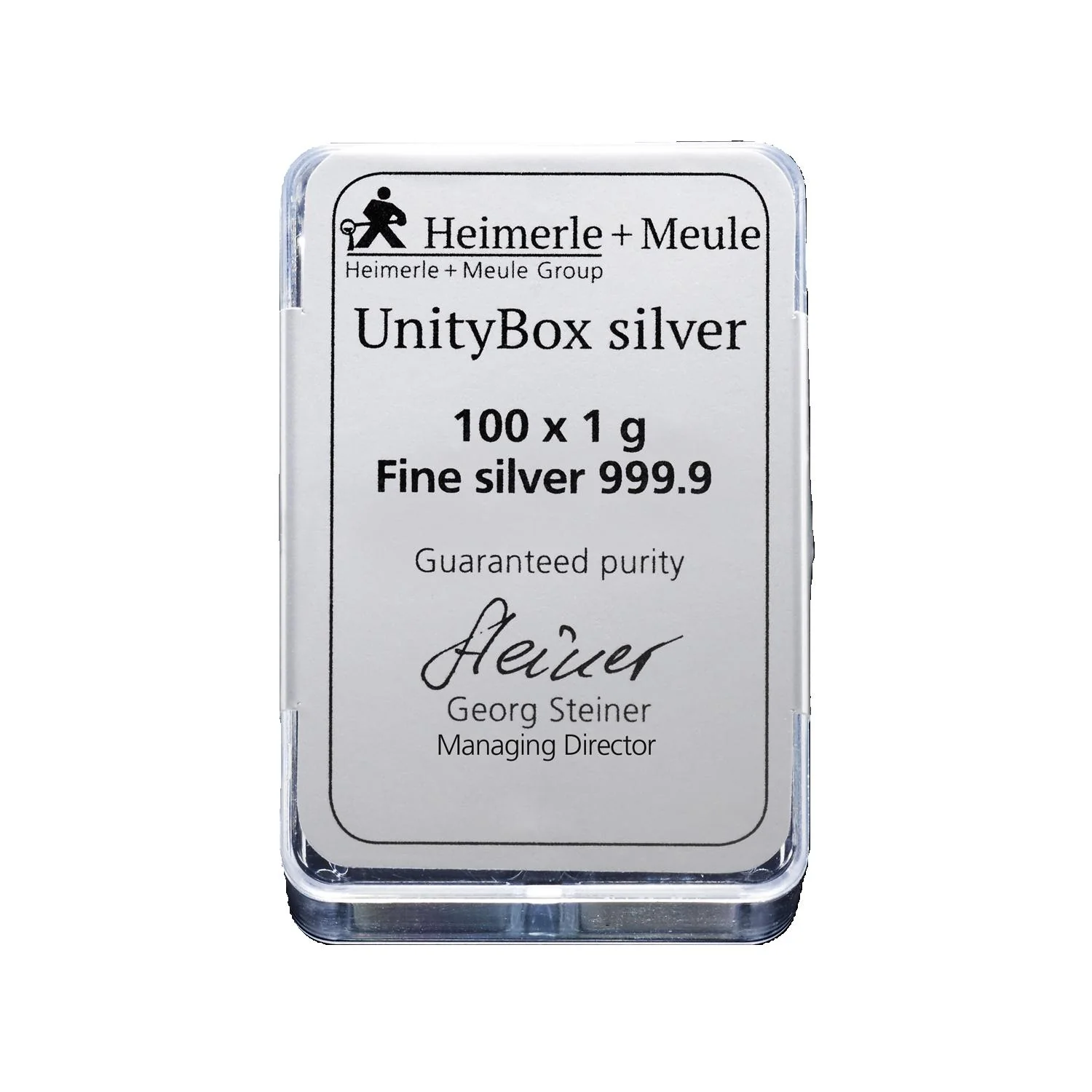 100x1g Silber UnityBox Heimerle+Meule - Image 3