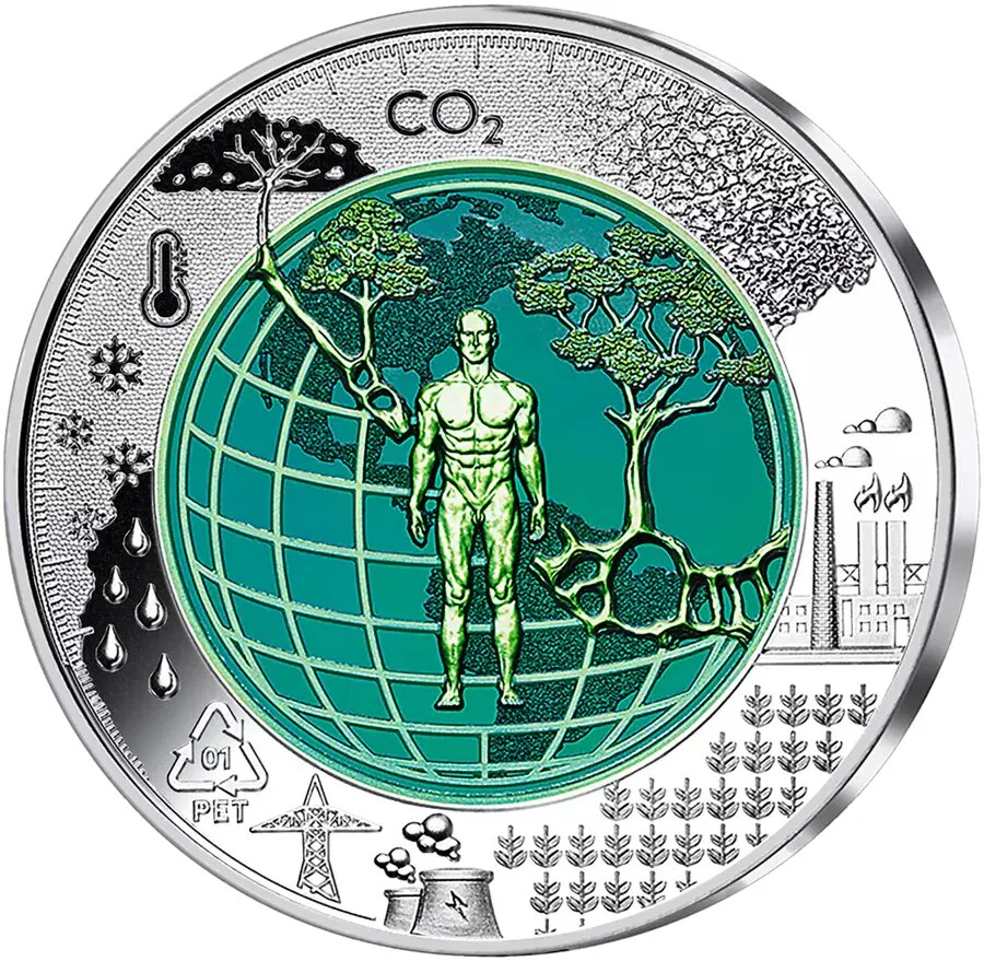 9,0 Gramm Silber Niob "Anthrozophän" 2018